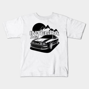 INTEGRA DC2 (Black Print) Kids T-Shirt